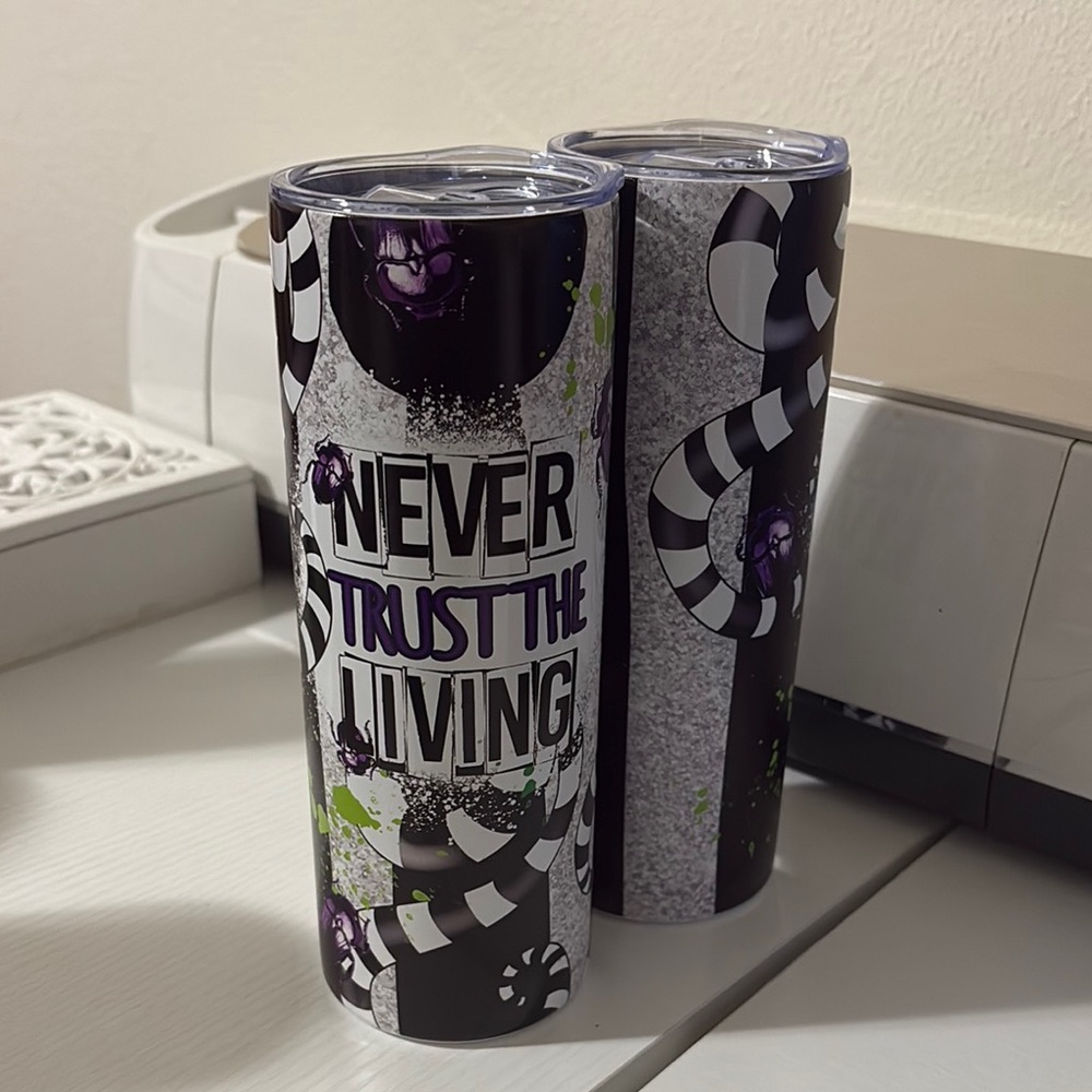 Beetlejuice tumblers